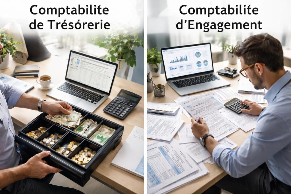 découvrez les différences clés entre la comptabilité de trésorerie et la comptabilité d’engagement, et comprenez leurs impacts sur la gestion financière d’une entreprise.