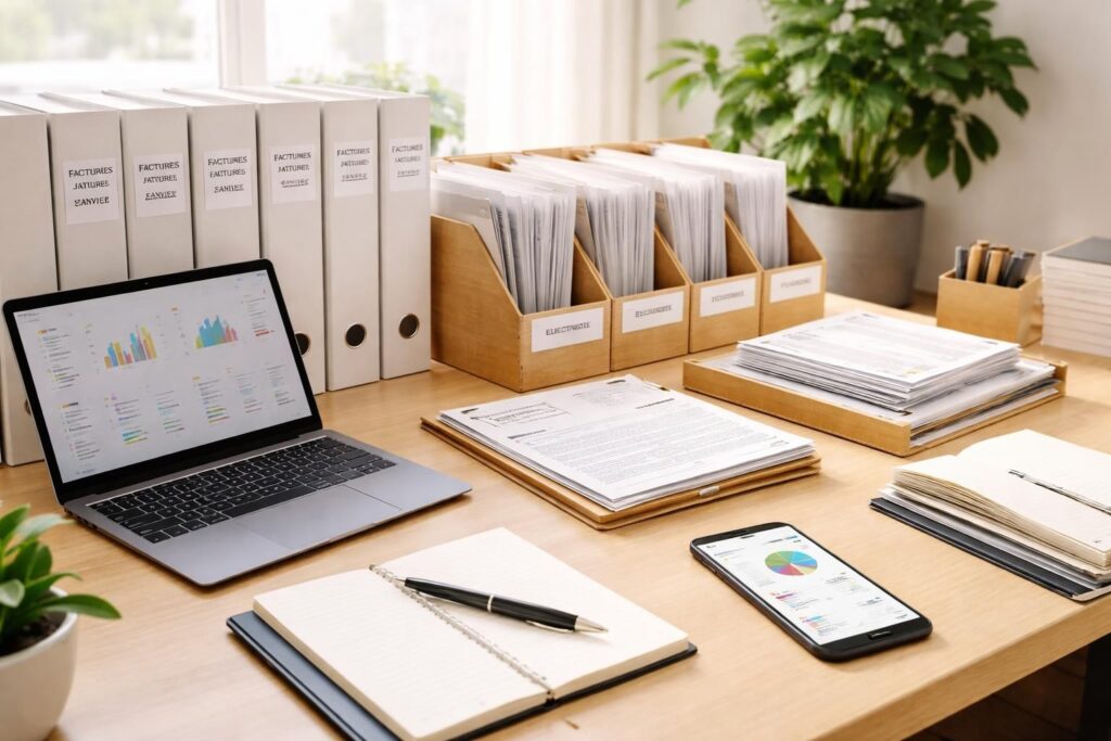 découvrez des méthodes simples et efficaces pour organiser vos factures, gagner du temps et mieux gérer vos finances au quotidien.