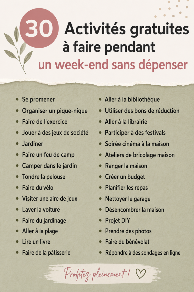 groupe d'amis profitant d'activités gratuites en plein air