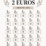 Une tirelire pleine de billets de 2€ pour illustrer le défi d'épargne