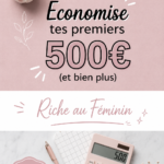 Femme souriante tenant une tirelire en forme de cochon, symbole d'épargne et de finance personnelle.