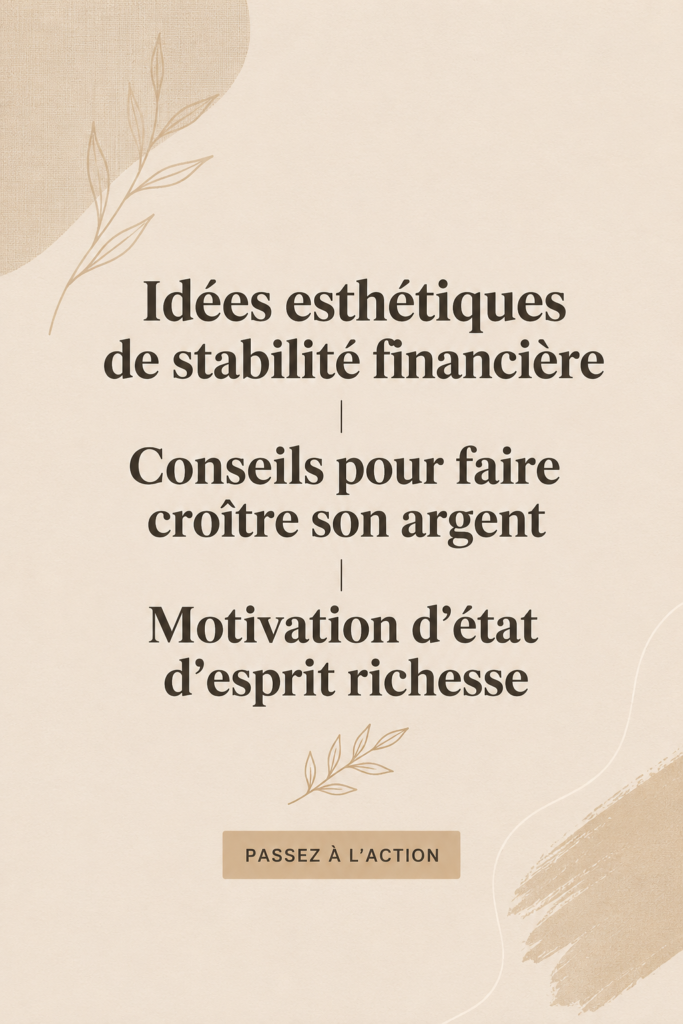 Femme élégante réfléchissant à sa stabilité financière dans un décor chic