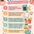 Femme souriante tenant un carnet et un stylo, planifiant son budget.