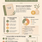 Femme utilisant un carnet Kakeibo pour gérer son budget