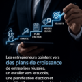 Femme d'affaires qui élabore un plan d'action pour la réussite de son entreprise