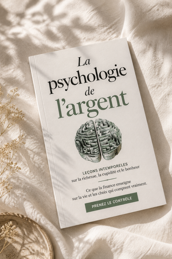 Femme réfléchissant à sa relation avec l'argent, symbolisant la psychologie financière.
