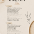 Image inspirante représentant des objectifs écrits sur un tableau pour 2024