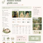 Modèle de productivité inspiré par l'univers Ghibli