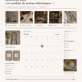 Modèles Notion esthétiques variés, offrant un aperçu de différentes mises en page et designs pour optimiser votre espace de travail.