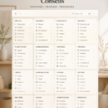 Exemple d'une interface Notion utilisant la méthode PARA pour l'organisation personnelle.