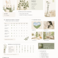 Capture d'écran d'une page d'accueil personnalisée sur Notion, illustrant un design accueillant et organisé.