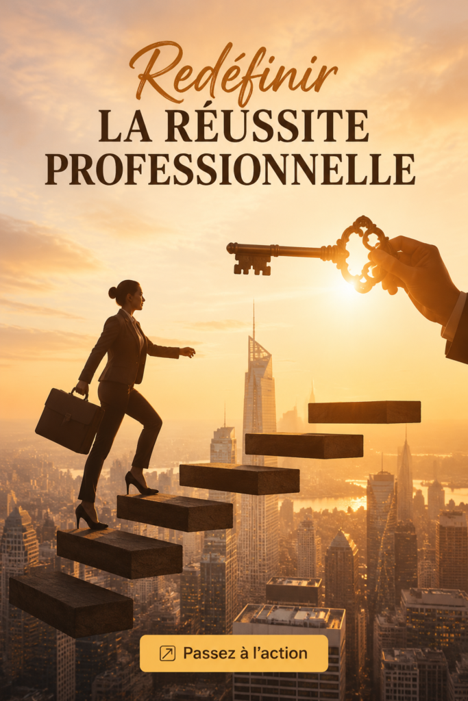 Femme réfléchissant sur sa carrière et son succès professionnel
