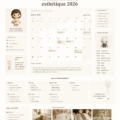 Tableau de bord esthétique inspirant avec des éléments de décoration modernes.