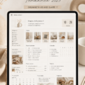 Tableau de bord Notion minimaliste avec design élégant