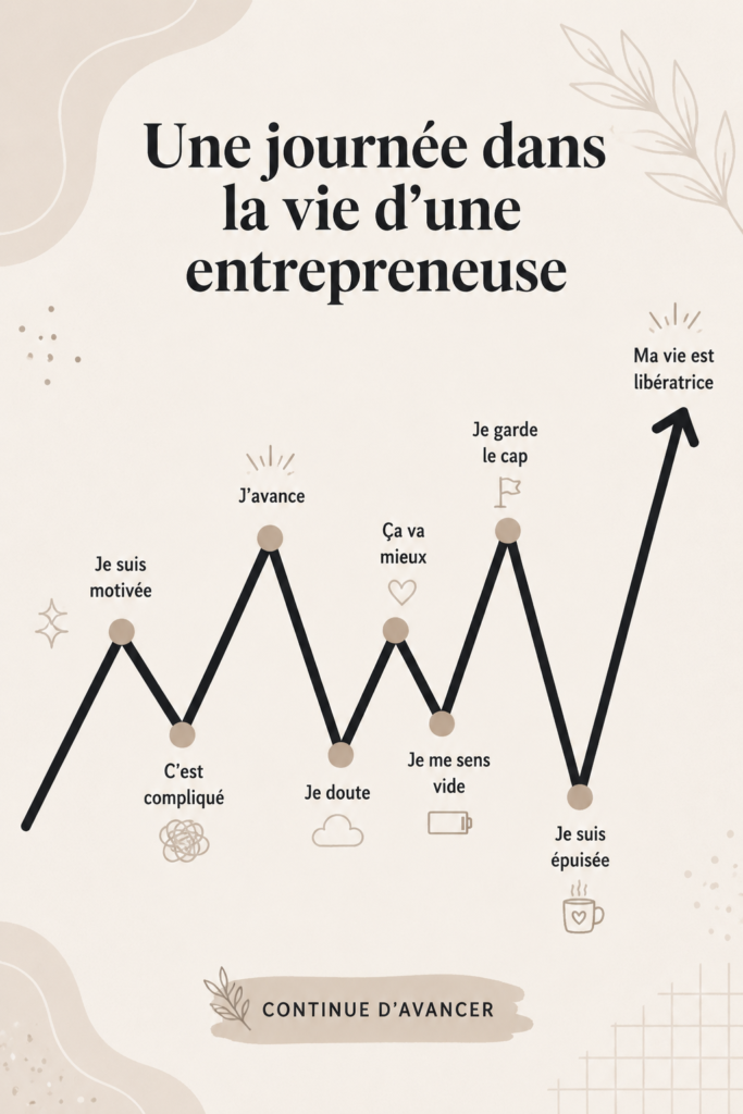 Une entrepreneuse travaillant à son bureau, pleine d'énergie et de créativité.