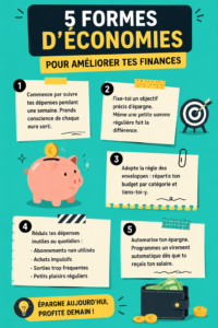 Conseils pratiques pour améliorer ses finances quotidiennes.