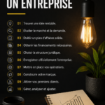 Femme réfléchissant à un plan d'affaires pour créer son entreprise