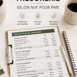 Illustration d'une PME gérant son flux de trésorerie avec la méthode indirecte.
