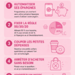 Femme souriante organisant son budget de manière minimaliste