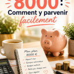 Femme réfléchissant à ses finances et son plan d'épargne