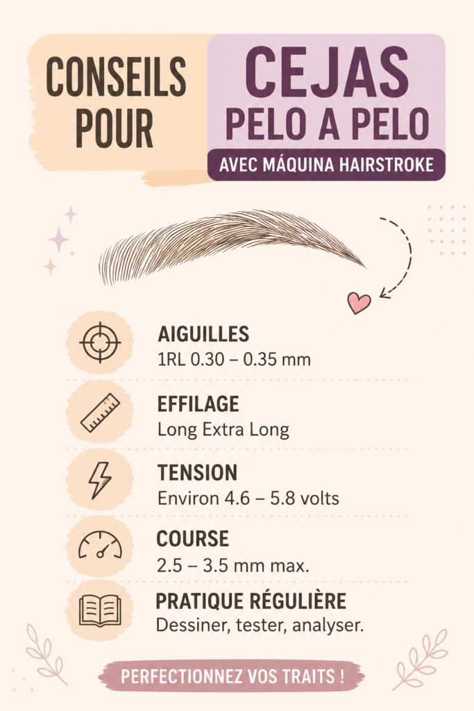 Femme souriante présentant des sourcils parfaitement épilés avec des outils adaptés.