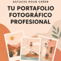 Un portfolio photo professionnel avec des images variées, représentant la créativité d'un photographe.