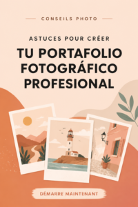 Un portfolio photo professionnel avec des images variées, représentant la créativité d'un photographe.