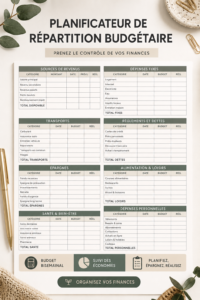 Femme souriante planifiant son budget avec des outils pratiques