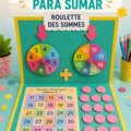 Un enfant joue à un jeu éducatif sur les nombres, apprenant à compter avec amusement.