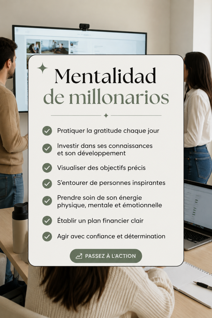 Femme réfléchissant aux stratégies financières pour développer une mentalité de millionnaire.