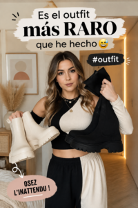 Femme portant un outfit audacieux et original qui reflète sa personnalité.