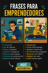Une femme souriante lisant des citations inspirantes sur ses finances.