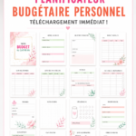 Modèle de planificateur de budget personnel pour aider à gérer les finances.