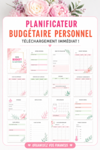 Modèle de planificateur de budget personnel pour aider à gérer les finances.