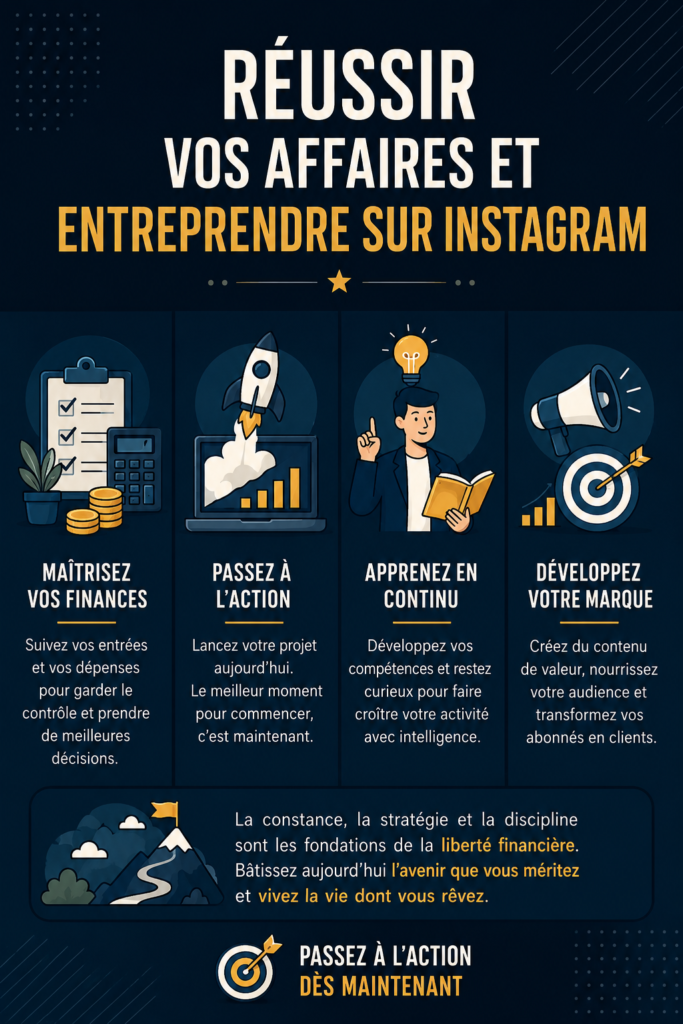 Femme utilisant Instagram sur son téléphone pour le marketing de son entreprise