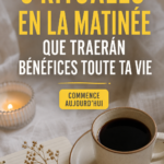 Une femme souriante pratiquant un rituel matinal dans un cadre apaisant