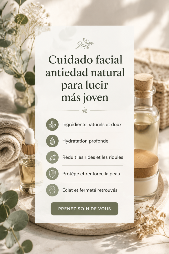 Soins naturels pour une peau éclatante et jeune