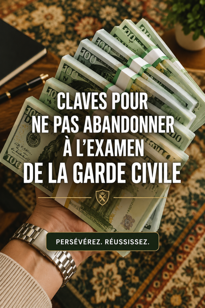 Une femme souriante tenant un carnet de budget avec des notes financières.