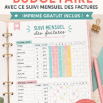 Une femme utilisant un tracker de budget pour organiser ses finances.