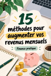 Femme souriante regardant ses finances sur son ordinateur, inspirée à améliorer ses revenus