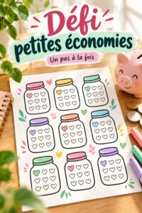 Femme souriante tenant un carnet d'épargne et des billets