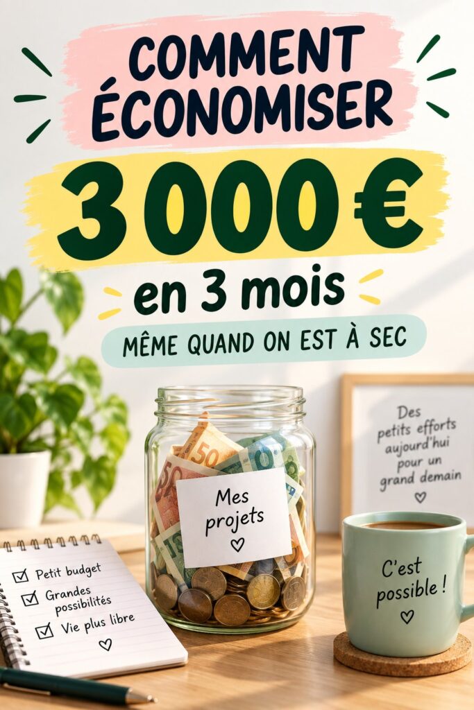 Femme souriante tenant une tirelire symbolisant l'épargne et les défis financiers