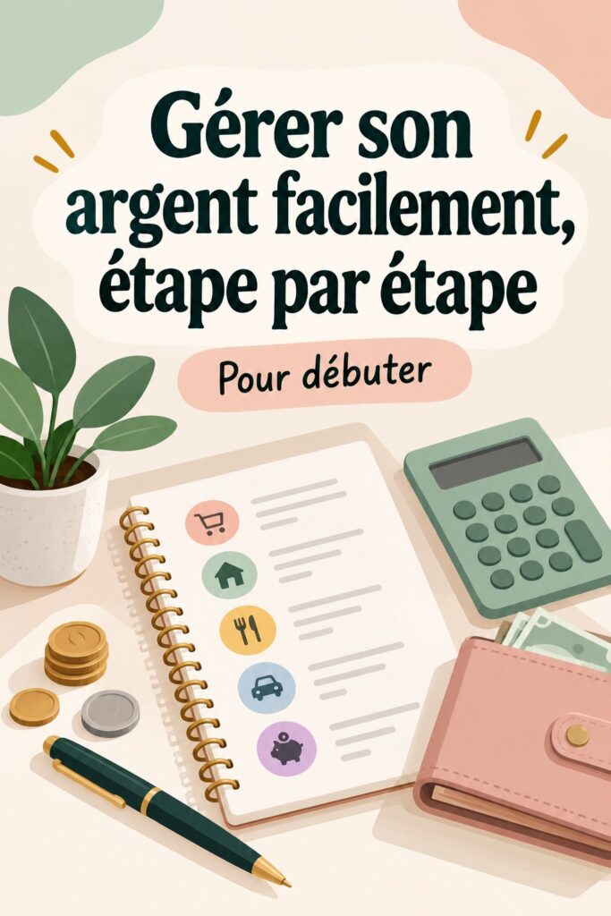 Femme consultante son budget avec un ordinateur et un carnet de notes, représentant la gestion des finances personnelles.
