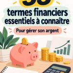 Illustration de femmes en train d'apprendre des termes financiers importants. Mots-clés essentiels pour une gestion efficace.