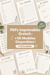 Modèles imprimables gratuits pour une gestion financière efficace.