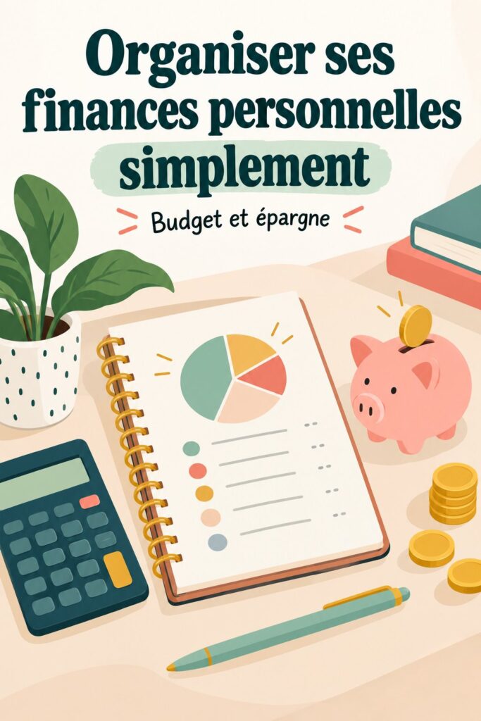 Femme organisant ses finances avec un ordinateur et un cahier
