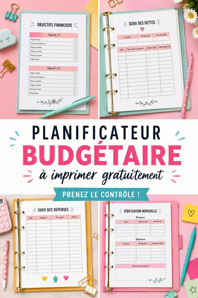 Modèle de planificateur de budget gratuit pour femmes
