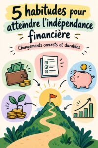 Femme souriante visualisant un tableau de budget pour l'indépendance financière