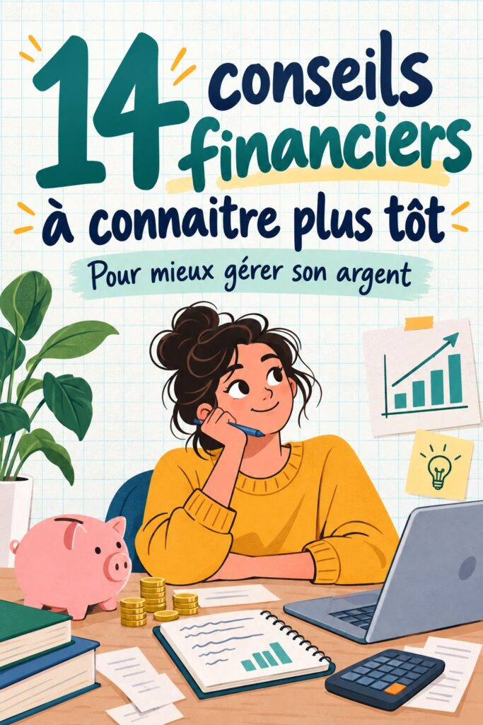 Femme souriante utilisant un ordinateur pour gérer son budget