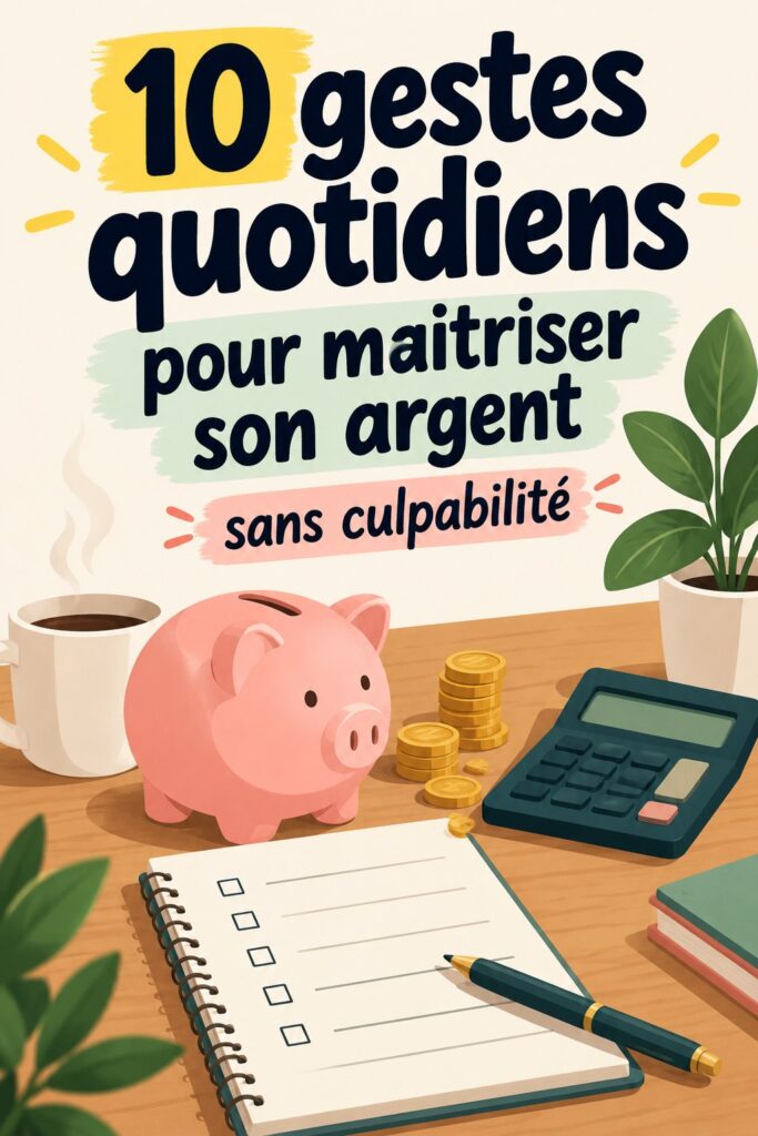 Femme souriante consultante son budget tous les jours